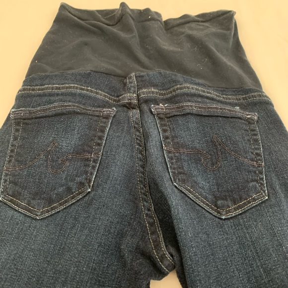 AG Secret Belly Maternity Jeans in dark wash - Picture 2 of 4